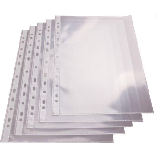 غلاف بلاستيكي A4 - مثقوب 80 ميكرو - علبة تحتوي على 100 - 2